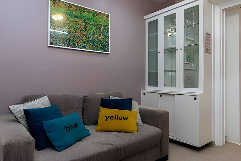 Studio Copacabana (Cama Queen + Lavanderia)