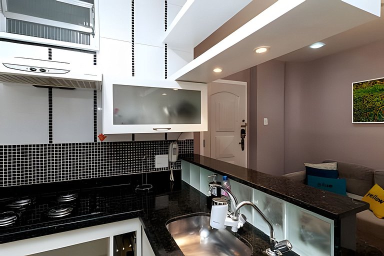Studio Copacabana (Cama Queen + Lavanderia)