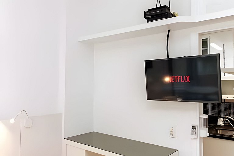 Studio Copacabana (Cama Queen + Lavanderia)