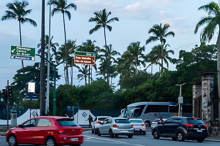 Apto 1km do Pão de Açúcar com Garagem e Lavanderia
