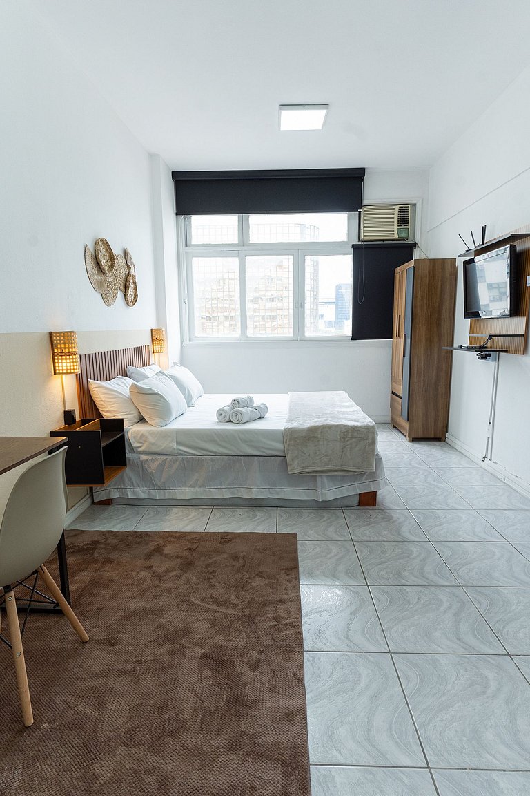 Studio Completo no Centro do Rio - Frente ao metrô