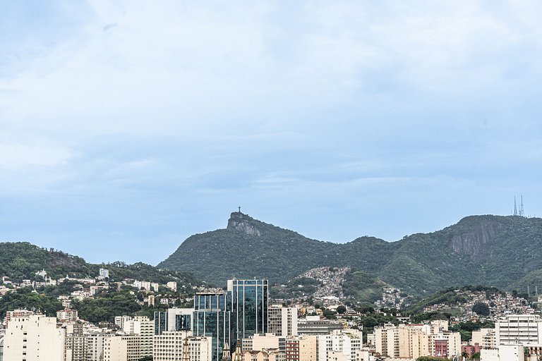 Studio Confort no Centro com Vista para o Cristo