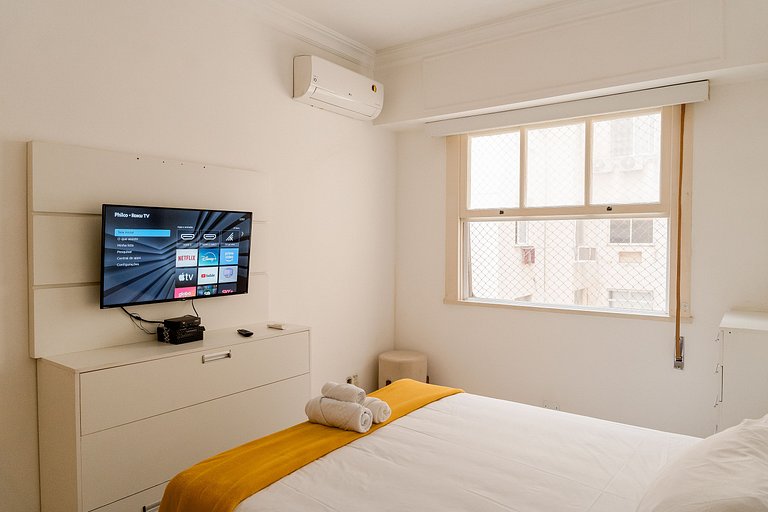 REVÉILLON em Copacabana - 200m da praia c/ garagem