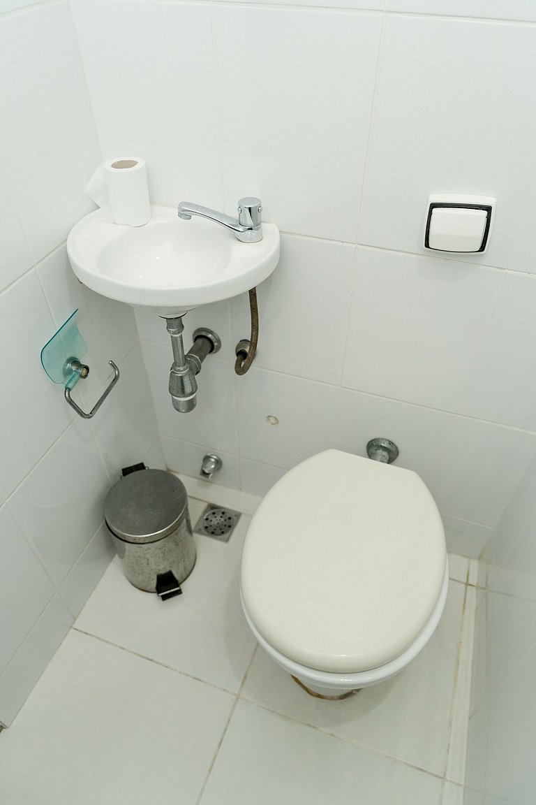 Apto em Copa com Jacuzzi, Garagem a 200m da Praia