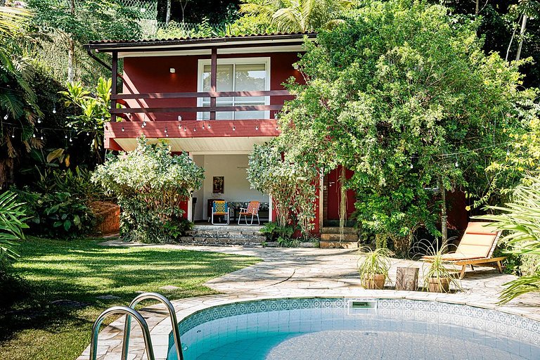 Casa Jardim Botânico - Piscina, Sauna e Natureza