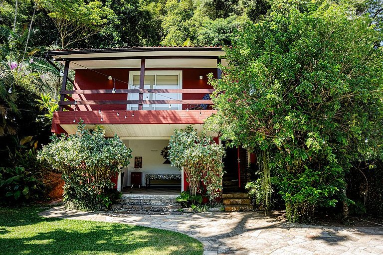 Casa Jardim Botânico - Piscina, Sauna e Natureza