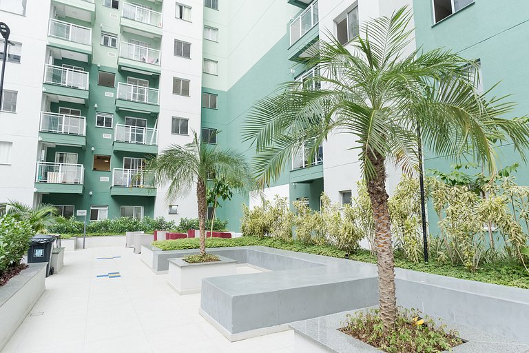 Apto 2 Quartos | com Piscina e próximo a Rodoviária