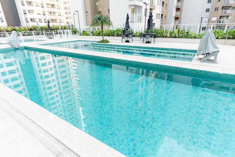 Apto 2 Quartos | com Piscina e próximo a Rodoviária