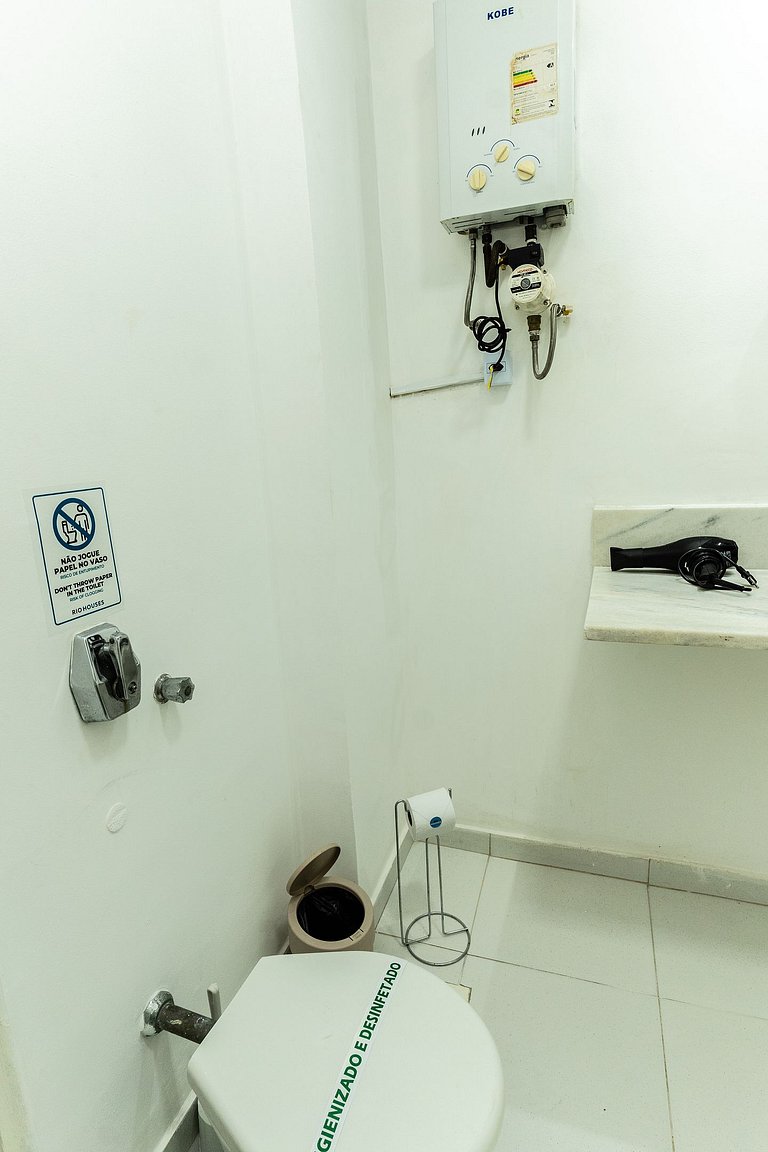 Cobertura Copa – 3 quartos, perto da Praia e Metrô