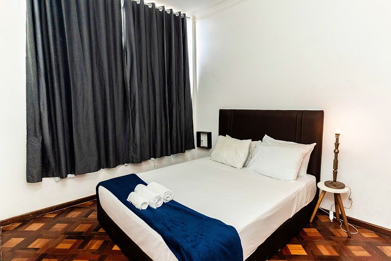 Cobertura Copa – 3 quartos, perto da Praia e Metrô