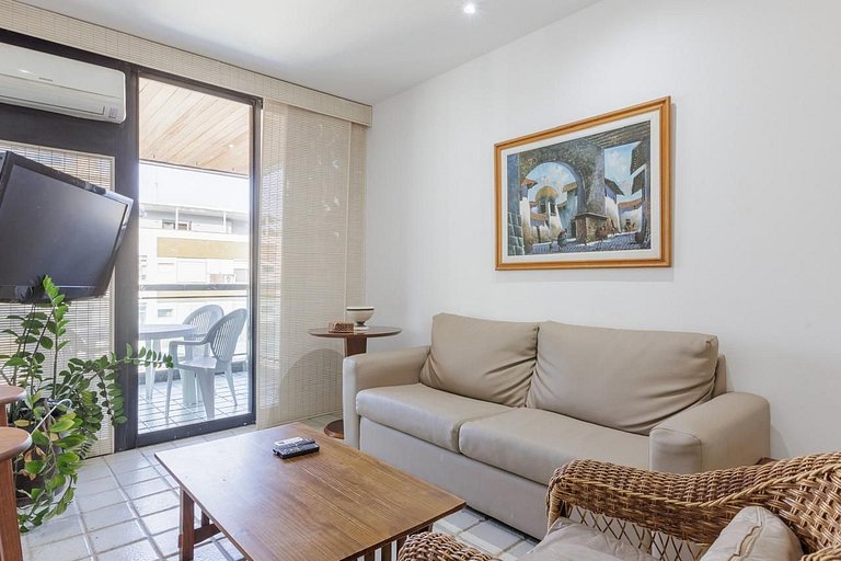 Flat em Ipanema - Vista Mar, Academia e Piscina