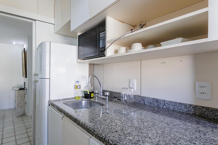 Flat em Ipanema - Vista Mar, Academia e Piscina