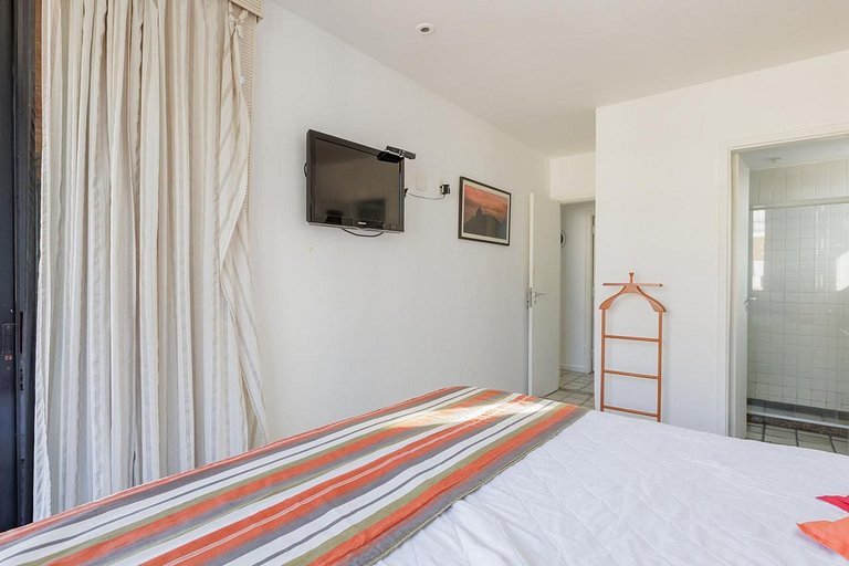 Flat em Ipanema - Vista Mar, Academia e Piscina