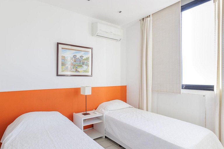 Flat em Ipanema - Vista Mar, Academia e Piscina