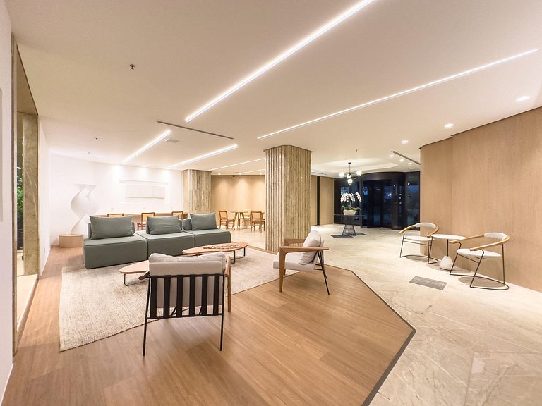 Flat em Ipanema - Vista Mar, Academia e Piscina