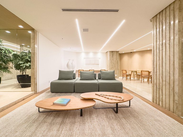 Flat em Ipanema - Vista Mar, Academia e Piscina