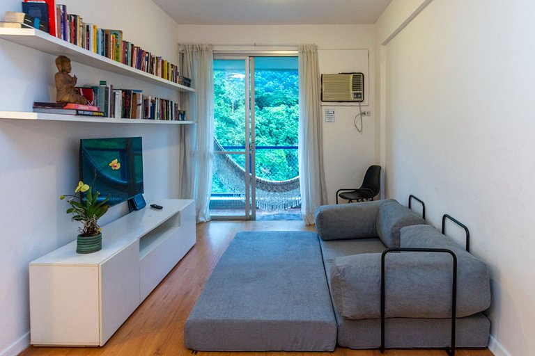 REVÉILLON - Flat no Humaitá com Piscina e Academia