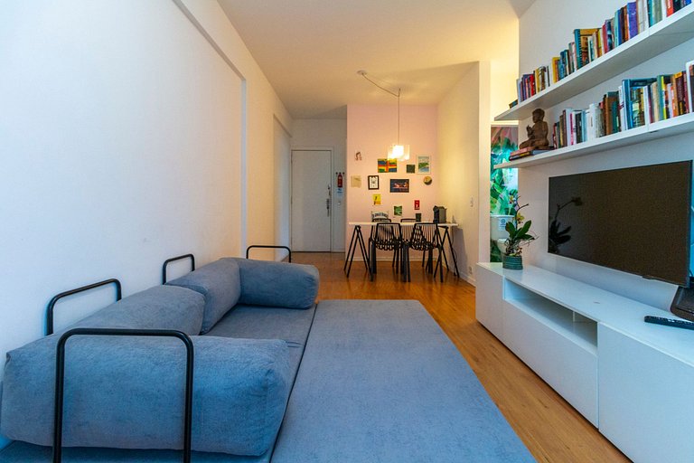 REVÉILLON - Flat no Humaitá com Piscina e Academia