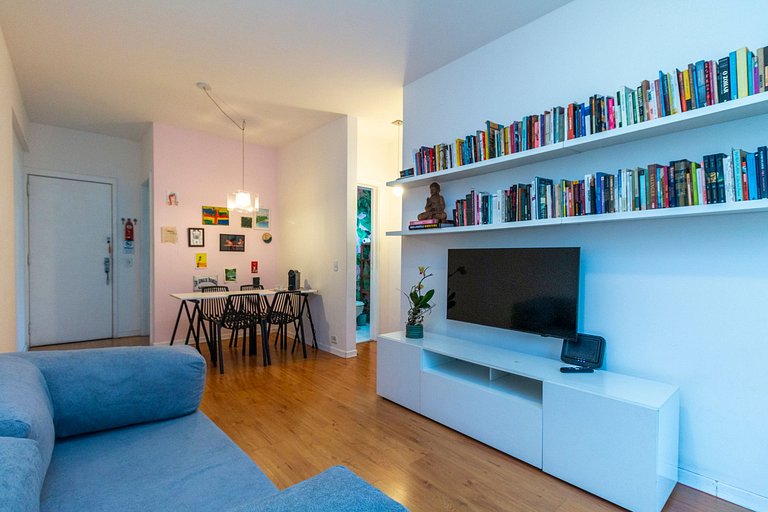 REVÉILLON - Flat no Humaitá com Piscina e Academia