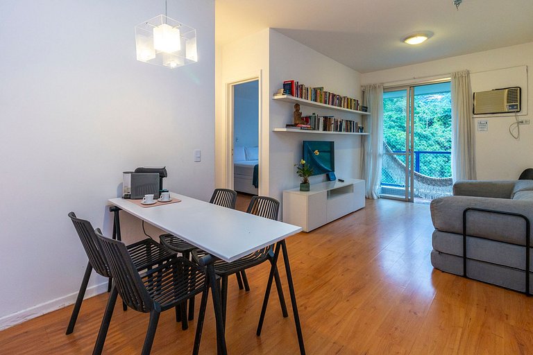 REVÉILLON - Flat no Humaitá com Piscina e Academia