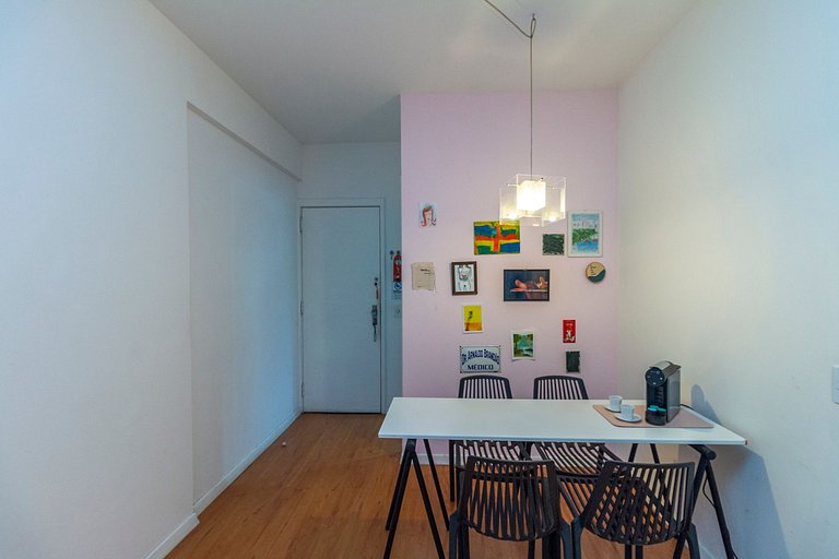 Flat no Humaitá com Piscina e Academia