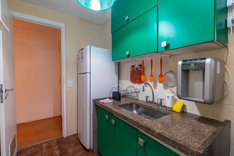 Flat no Humaitá com Piscina e Academia