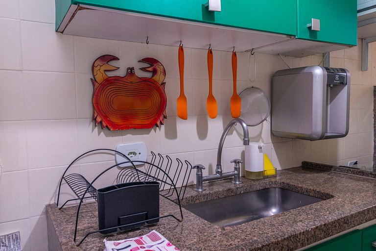 Flat no Humaitá com Piscina e Academia