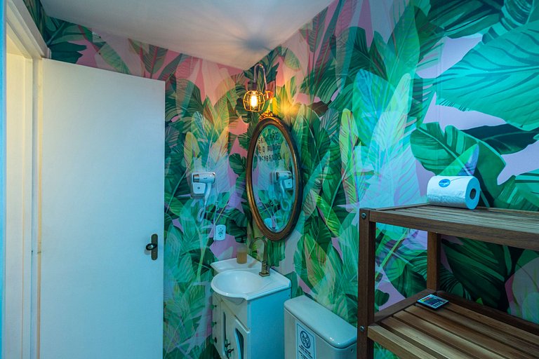 Flat no Humaitá com Piscina e Academia