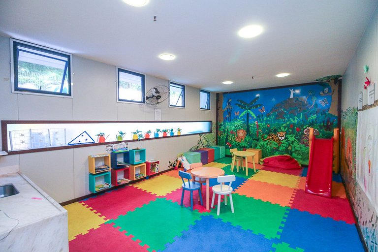 Flat no Humaitá com Piscina e Academia