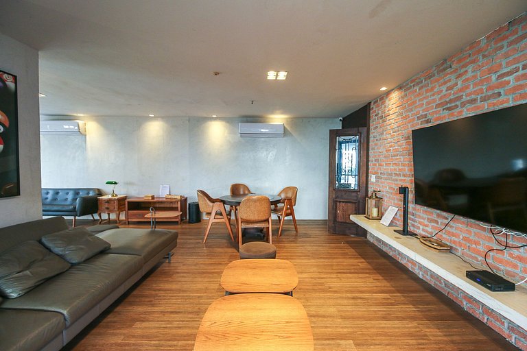 Flat no Humaitá com Piscina e Academia