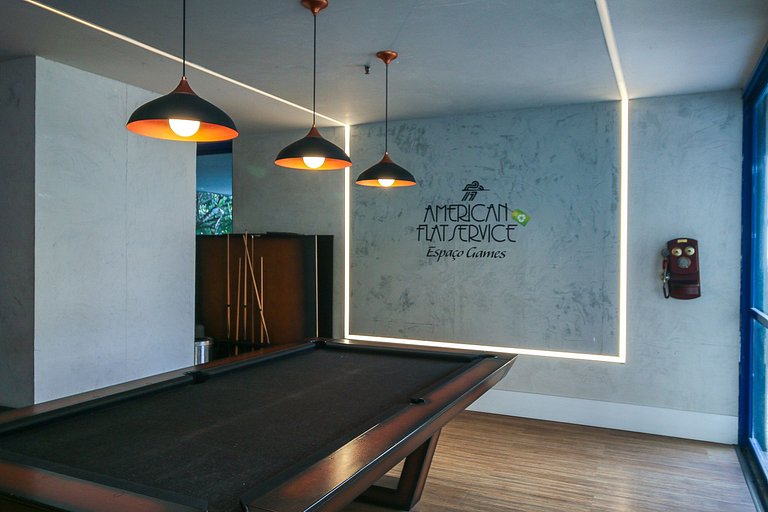 Flat no Humaitá com Piscina e Academia