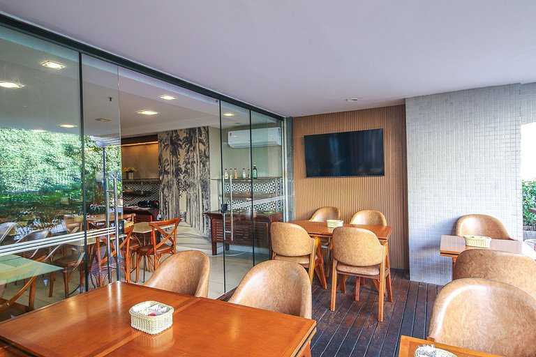 REVÉILLON - Flat no Humaitá com Piscina e Academia