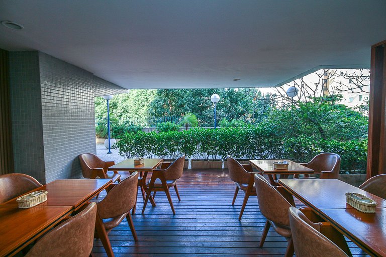 Flat no Humaitá com Piscina e Academia