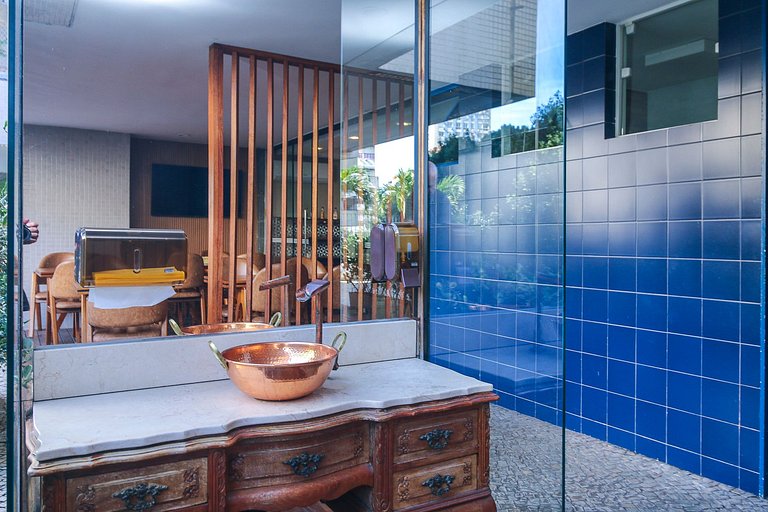 Flat no Humaitá • 1 Quarto • Piscina e Academia