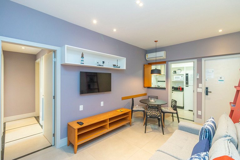 Apto no Arpoador - 1 suíte + 2 Quartos + Lava&Seca