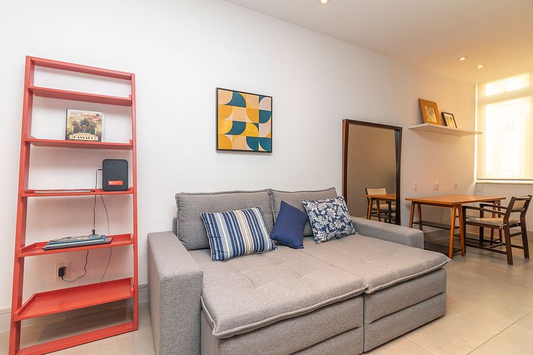 Apto no Arpoador - 1 suíte + 2 Quartos + Lava&Seca