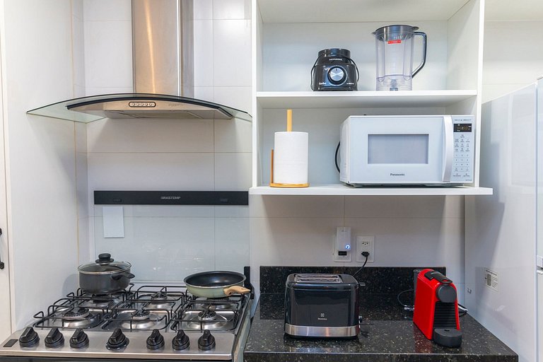 Apto no Arpoador - 1 suíte + 2 Quartos + Lava&Seca