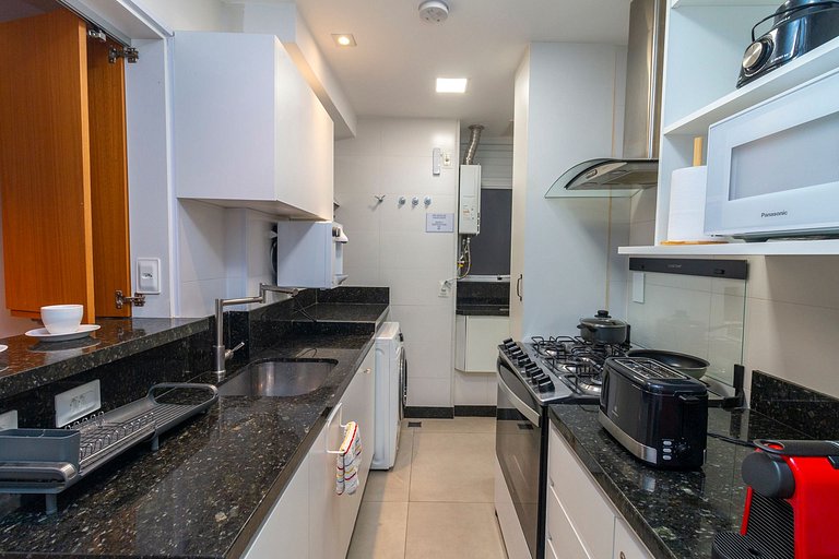 Apto no Arpoador - 1 suíte + 2 Quartos + Lava&Seca