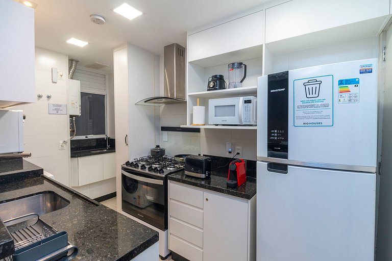 Apto no Arpoador - 1 suíte + 2 Quartos + Lava&Seca