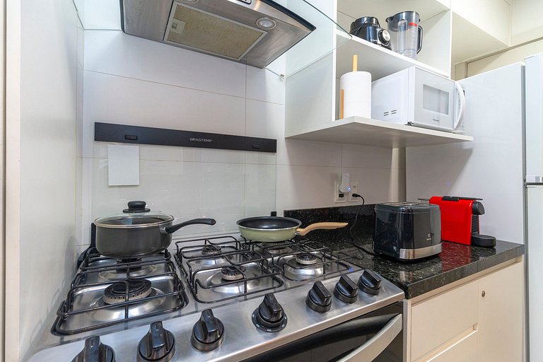 Apto no Arpoador - 1 suíte + 2 Quartos + Lava&Seca