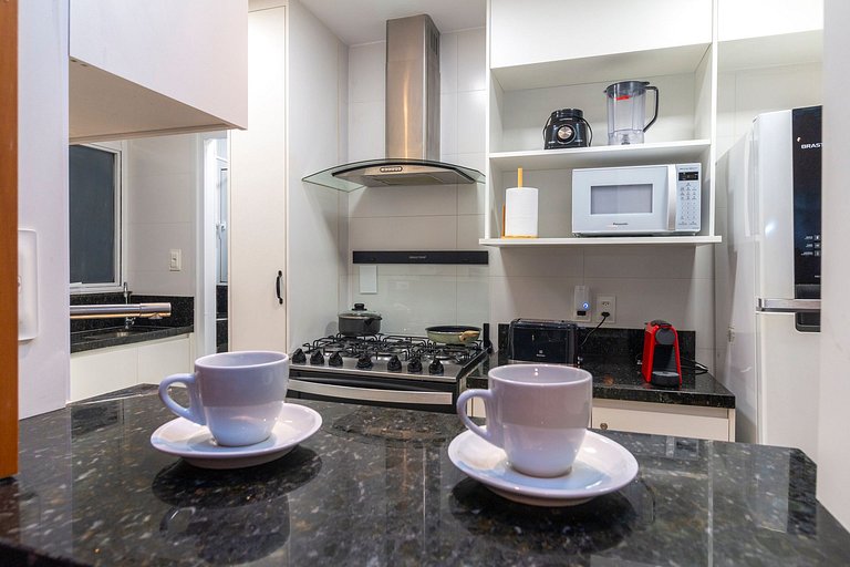 Apto no Arpoador - 1 suíte + 2 Quartos + Lava&Seca