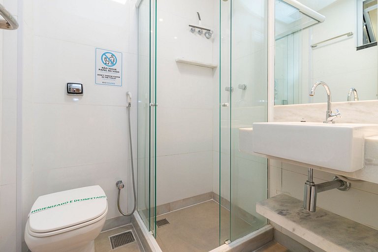 Apto no Arpoador - 1 suíte + 2 Quartos + Lava&Seca