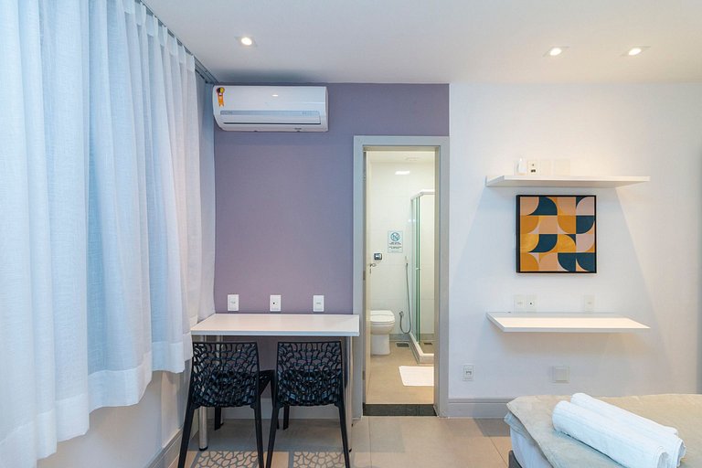 Apto no Arpoador - 1 suíte + 2 Quartos + Lava&Seca