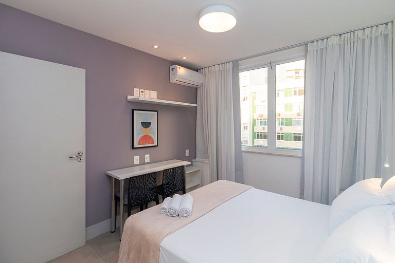 Apto no Arpoador - 1 suíte + 2 Quartos + Lava&Seca