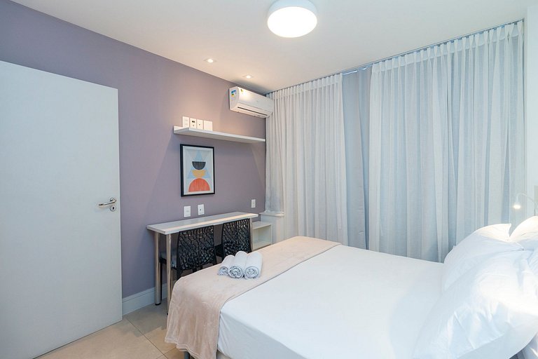 Apto no Arpoador - 1 suíte + 2 Quartos + Lava&Seca