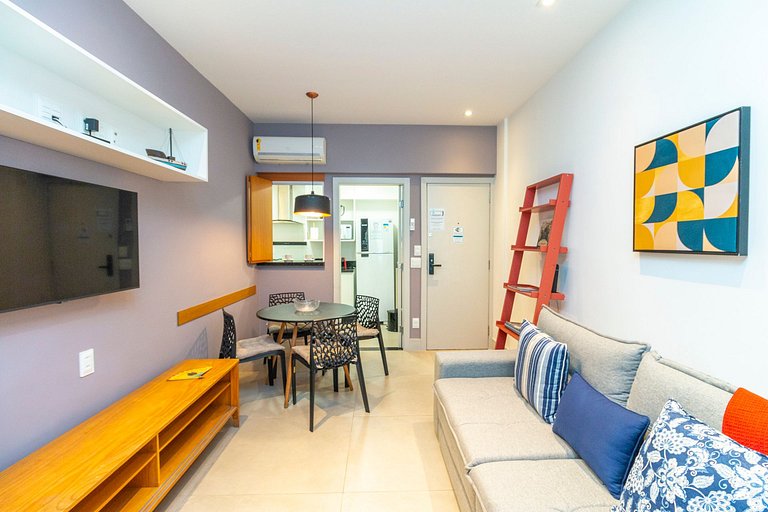 Apto no Arpoador - 1 suíte + 2 Quartos + Lava&Seca