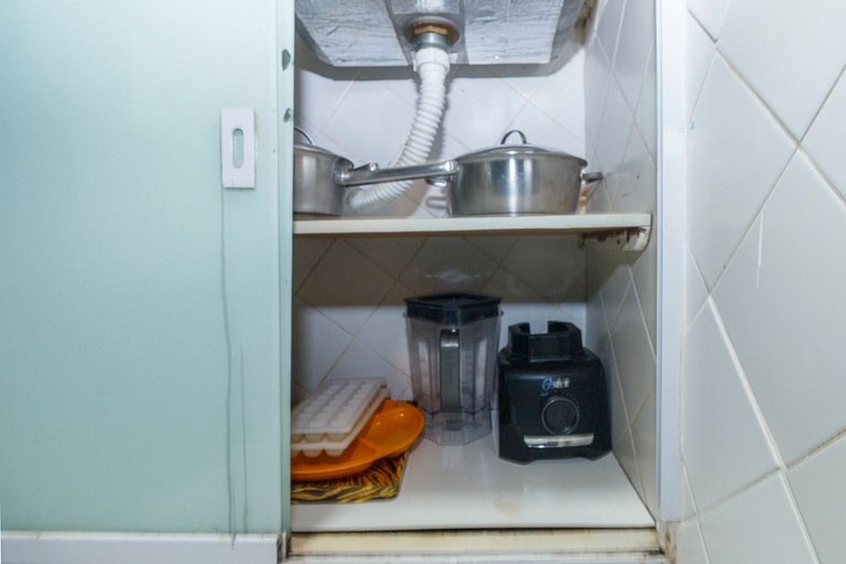 Studio Copa Vizinhança Residencial | 650m do Metro