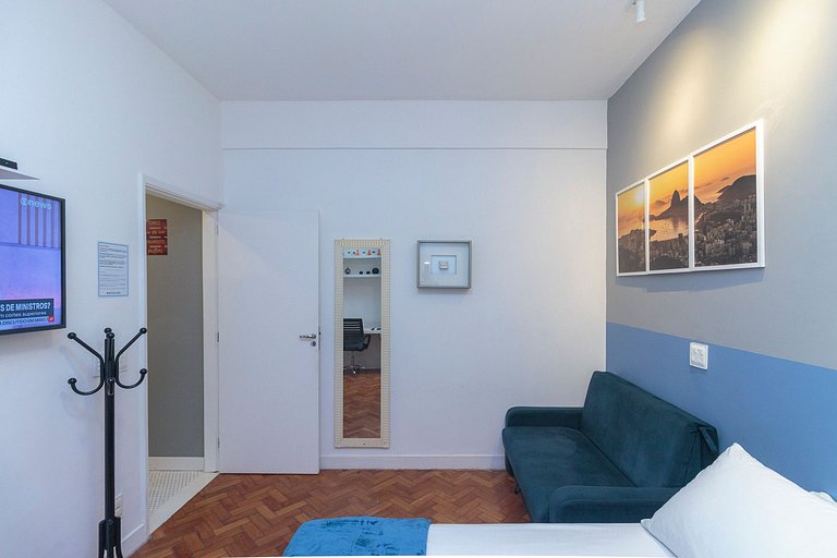 Apto Completo no Coração de Copa - 200m da Praia