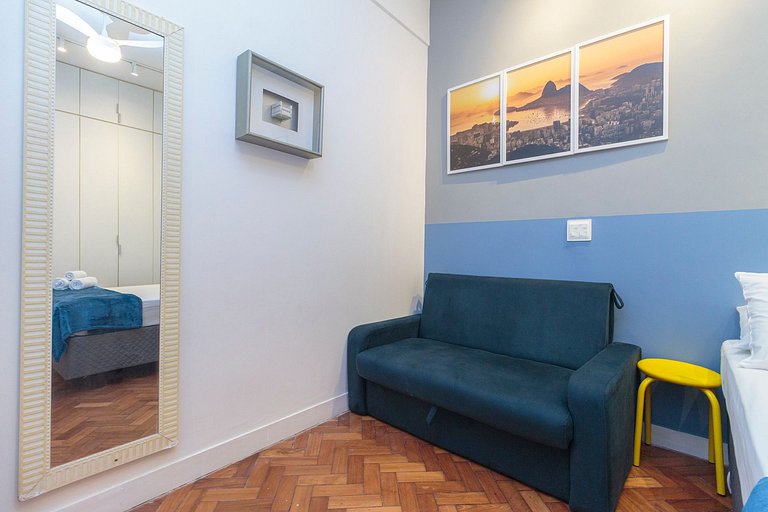 Apto Completo no Coração de Copa - 200m da Praia