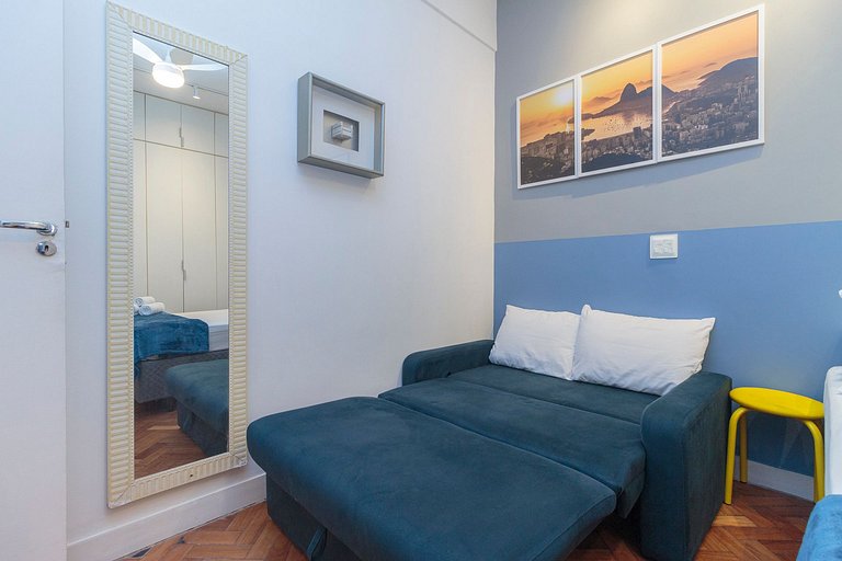 Apto Completo no Coração de Copa - 200m da Praia